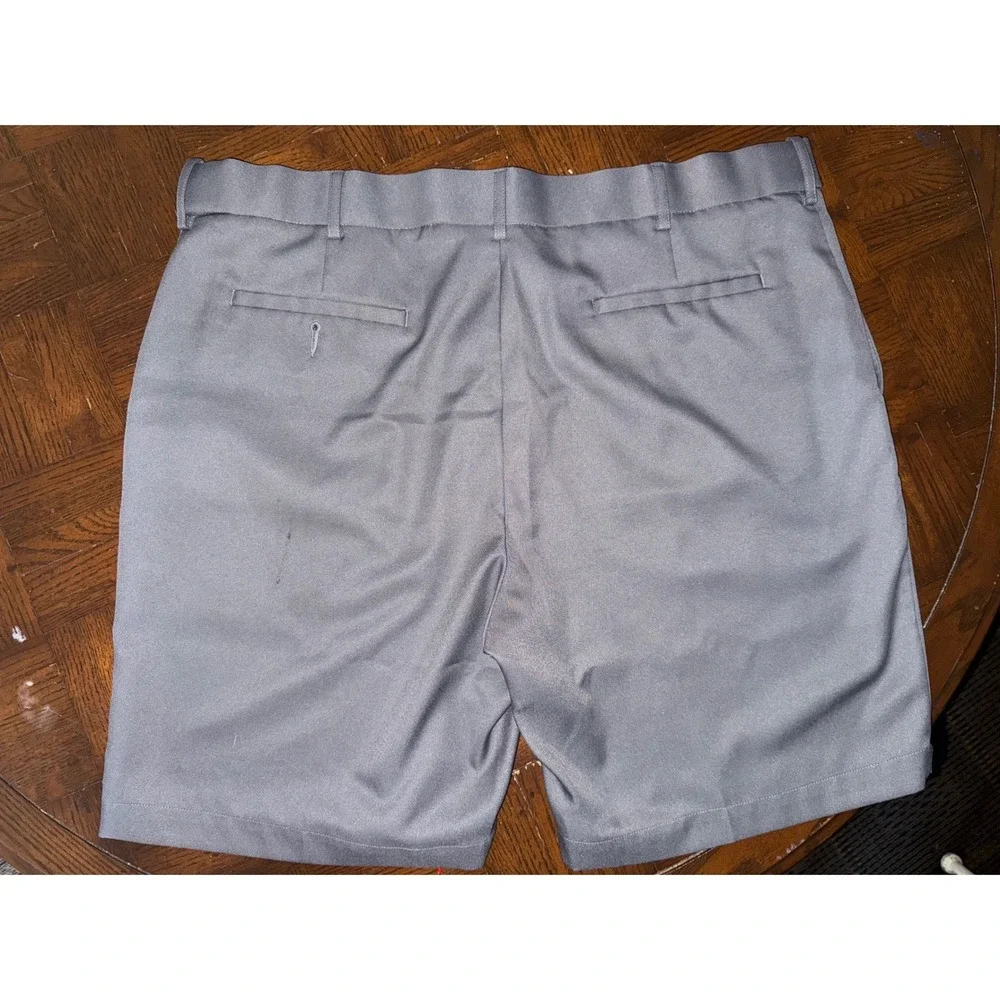 PGA Tour Golf Shorts Men Size 40‎ Grey Flat Front  Stretchy Moisture Wicking